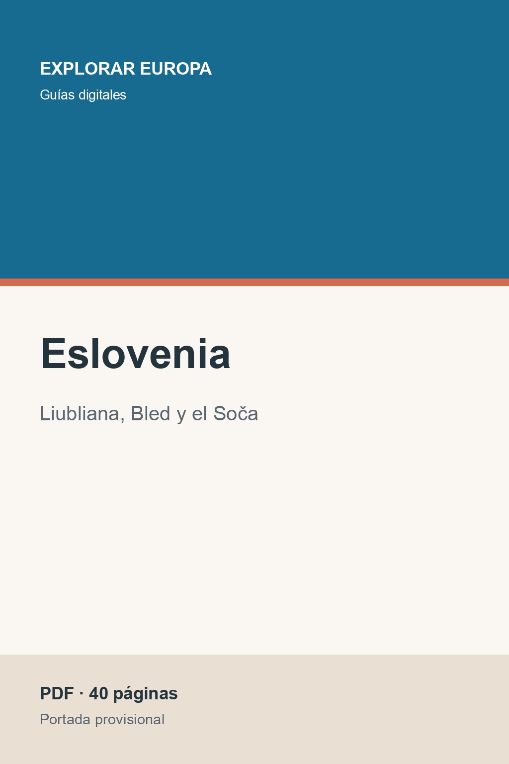 Portada de la guía «Eslovenia»