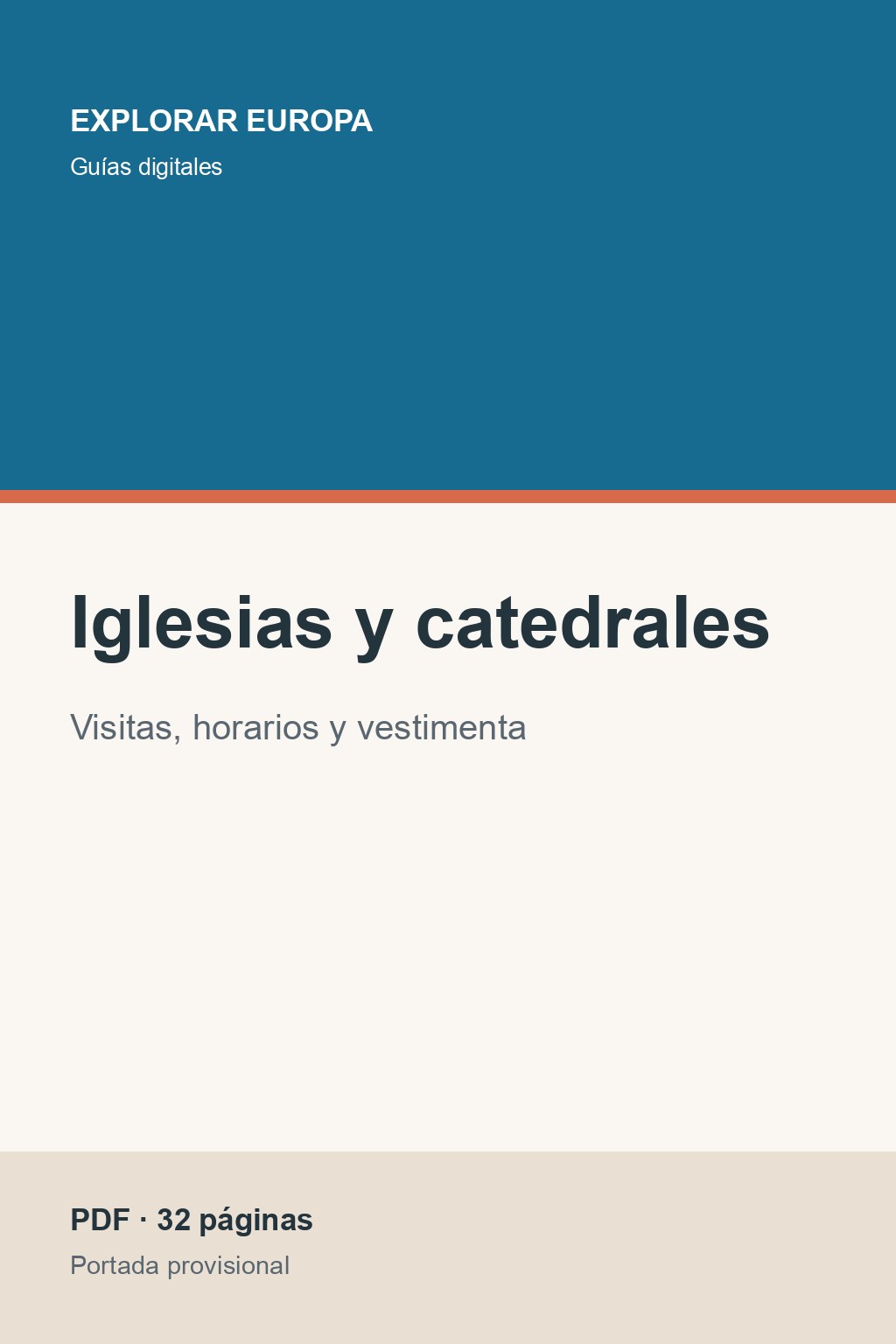 Portada de la guía «Iglesias y catedrales»